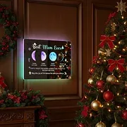 🎄Personalized Moon Phase Mirror Lamp - Christmas Gift For Your Mom