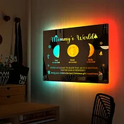 🎄Personalized Moon Phase Mirror Lamp - Christmas Gift For Your Mom