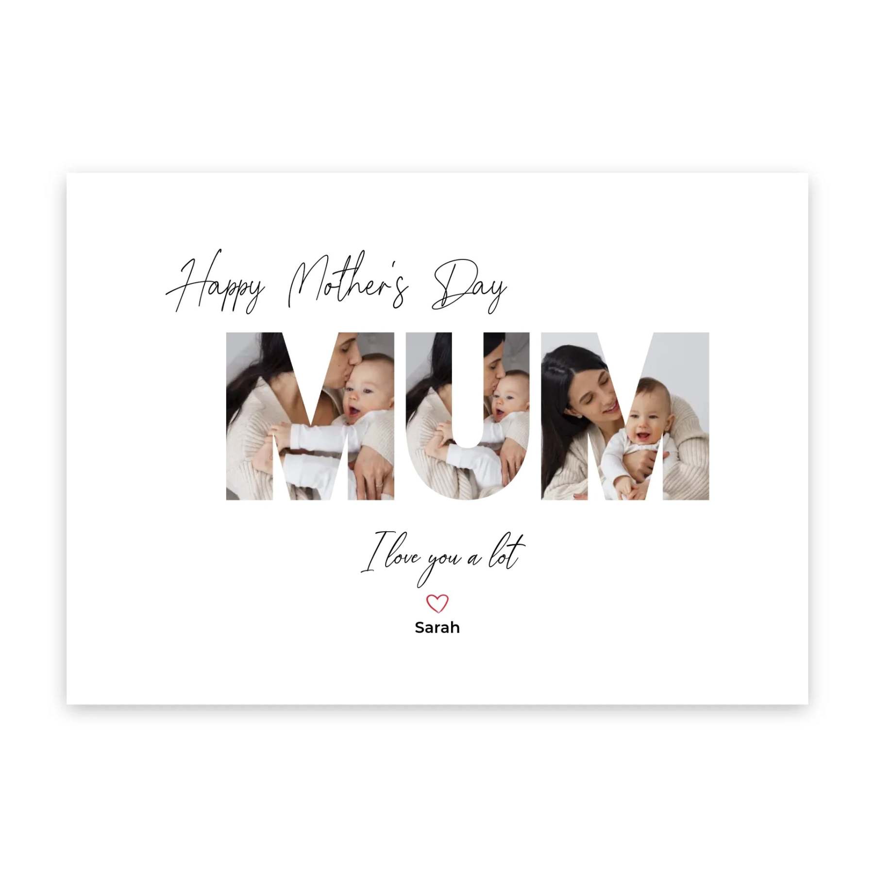 Happy Mom's Day - Personalized Poster