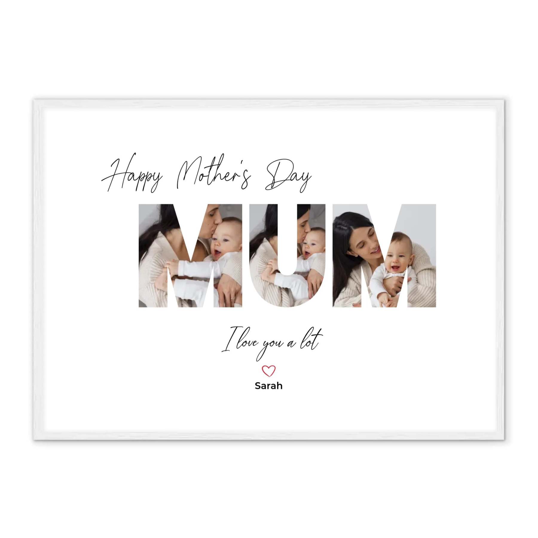 Happy Mom's Day - Personalized Poster