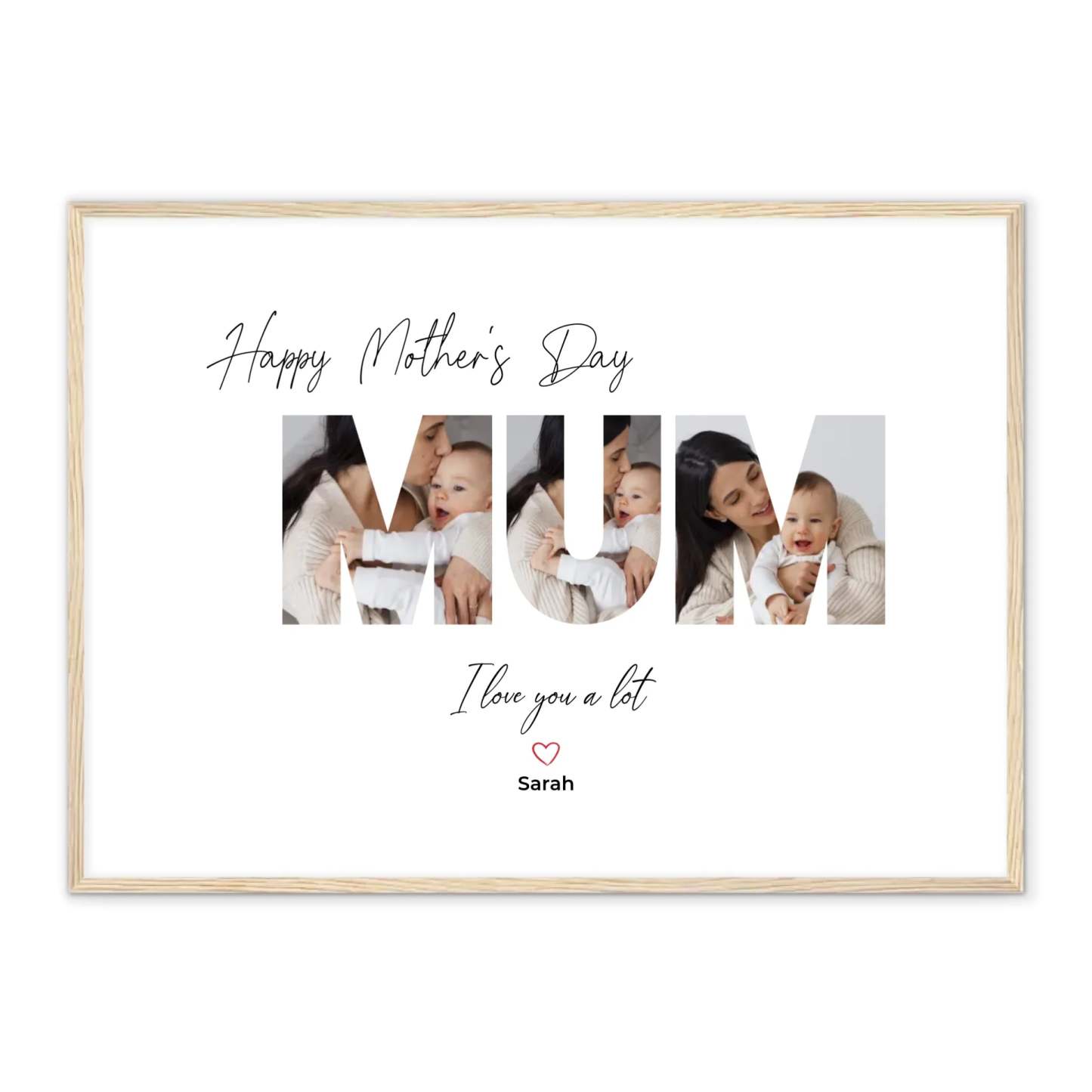 Happy Mom's Day - Personalized Poster