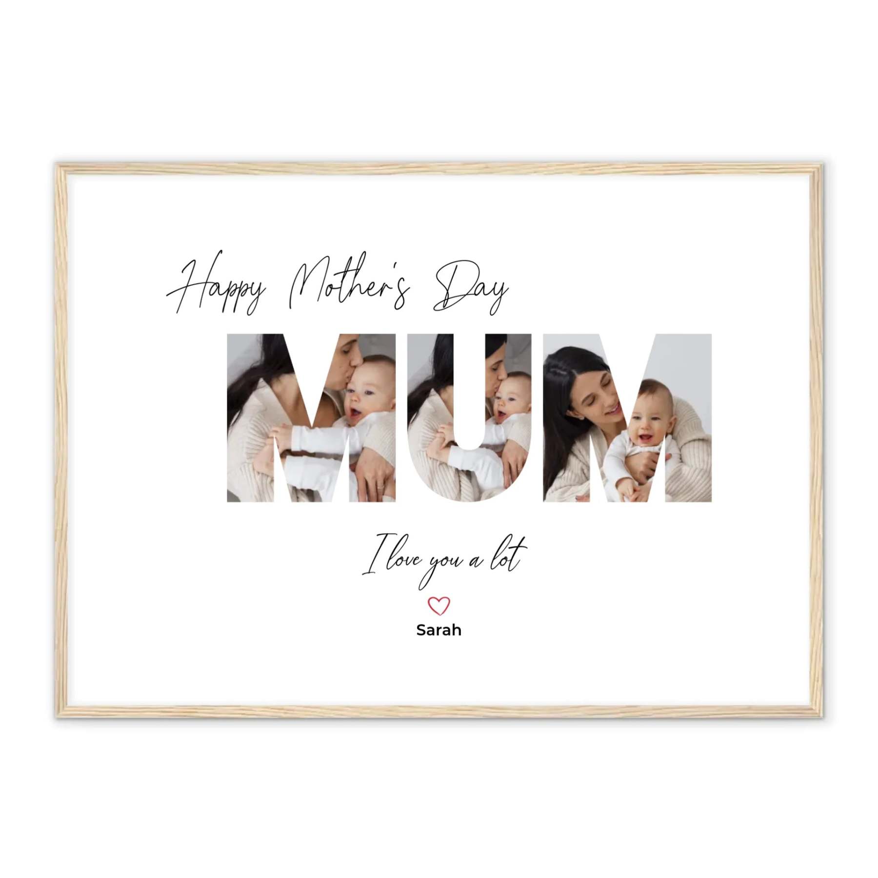 Happy Mom's Day - Personalized Poster