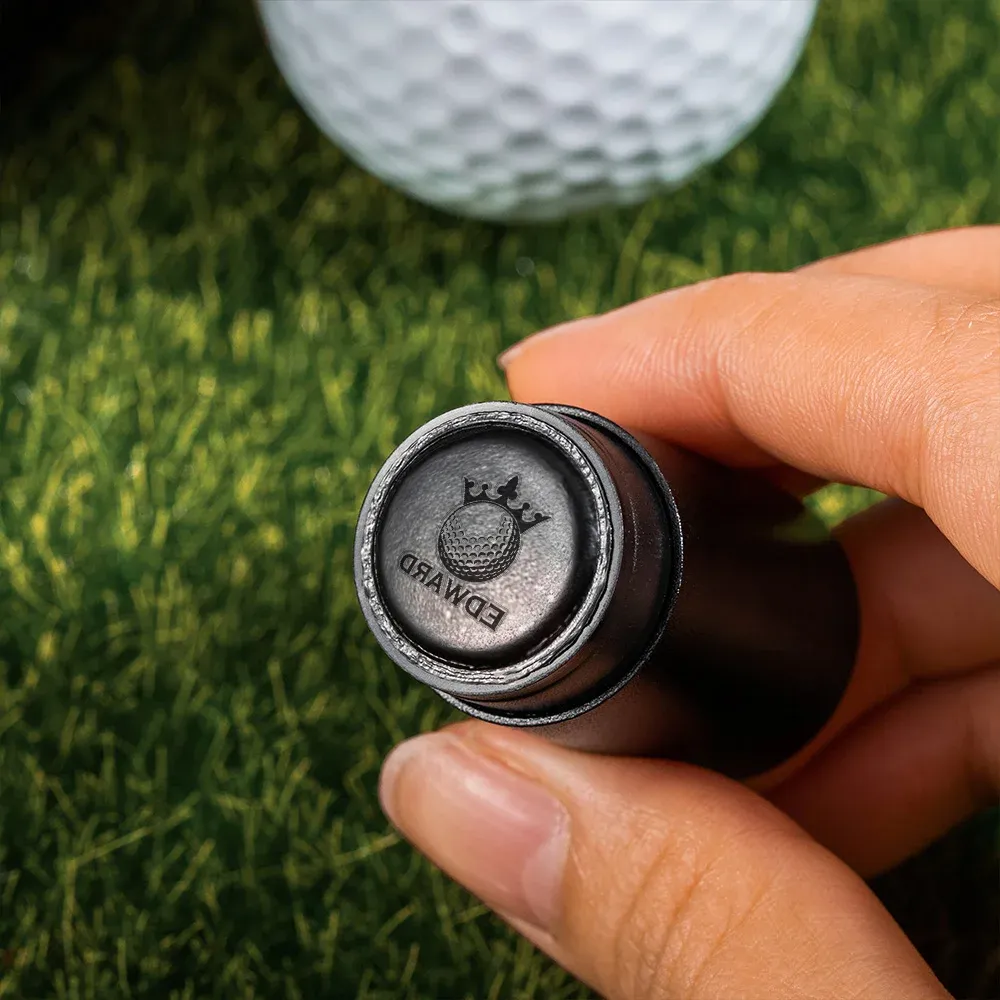 Make It Your Hole in One - Monogrammed Initial Name - Personalized Golf Ball Stamp