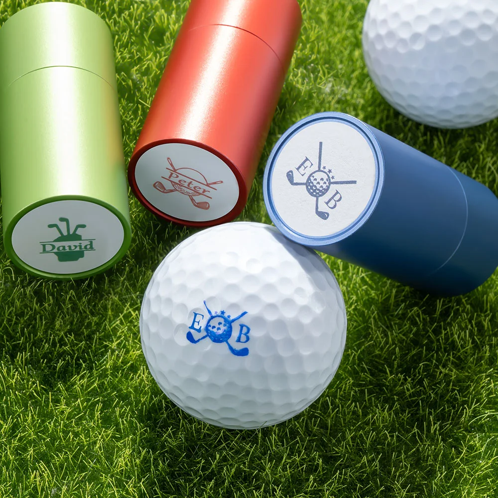 Make It Your Hole in One - Monogrammed Initial Name - Personalized Golf Ball Stamp