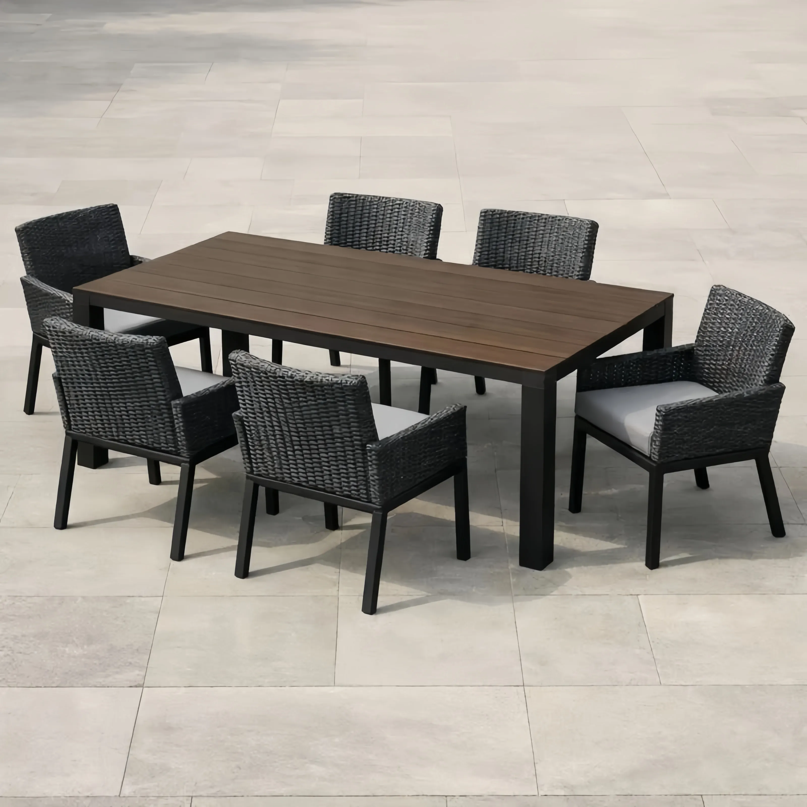 Set tavolo da pranzo per esterni