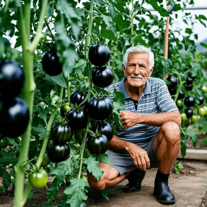 🌱🍅 Semená obrovských paradajok Black Falls – pestujte gigantickú úrodu doma