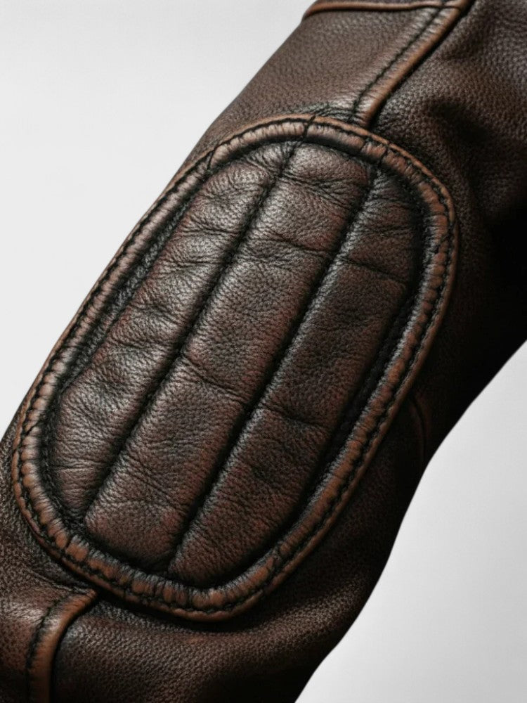 Мъжко винтидж кожено яке