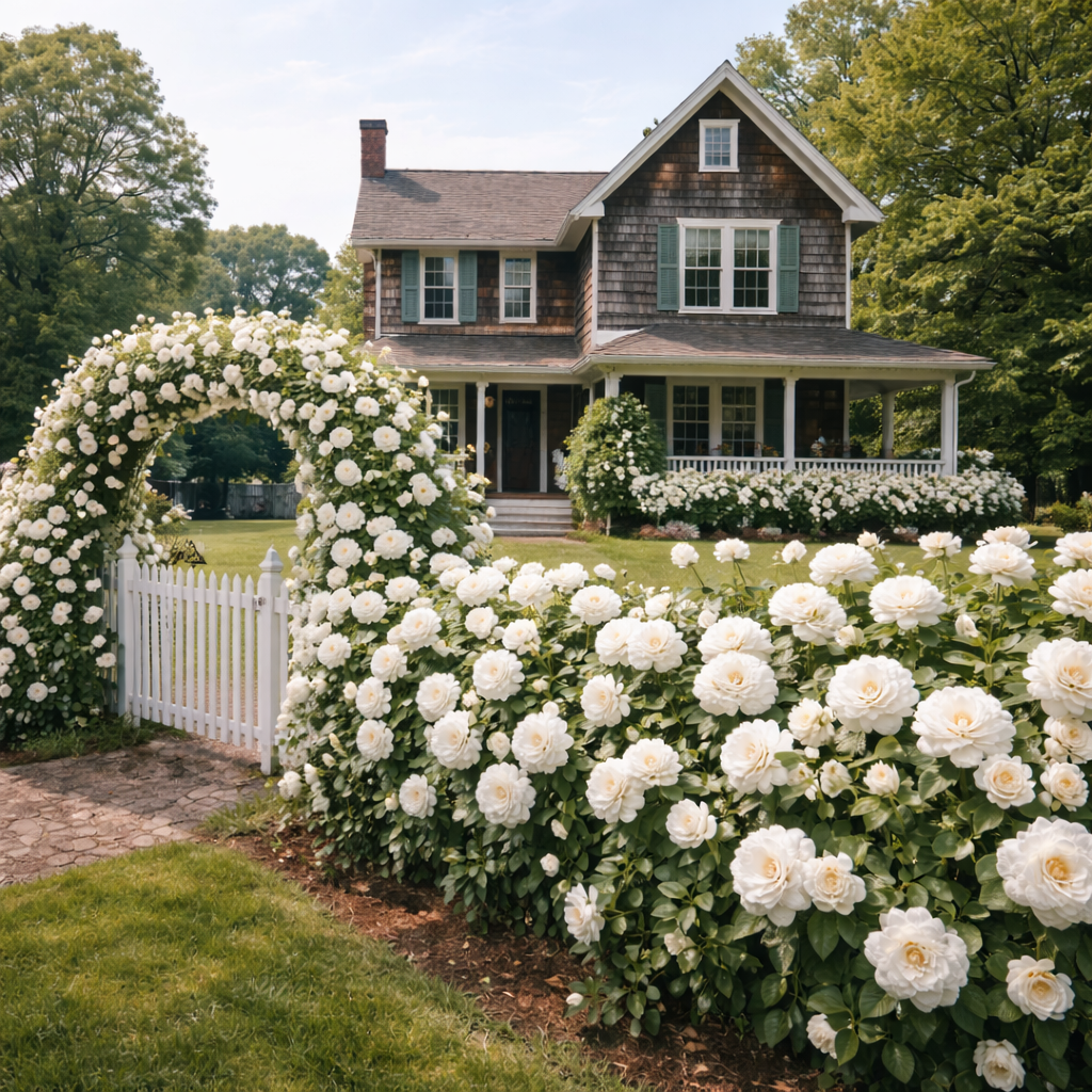 🌸Семена на облачна розова жасмина | Нов сорт с млечно-бели цветове за катерещи се растения