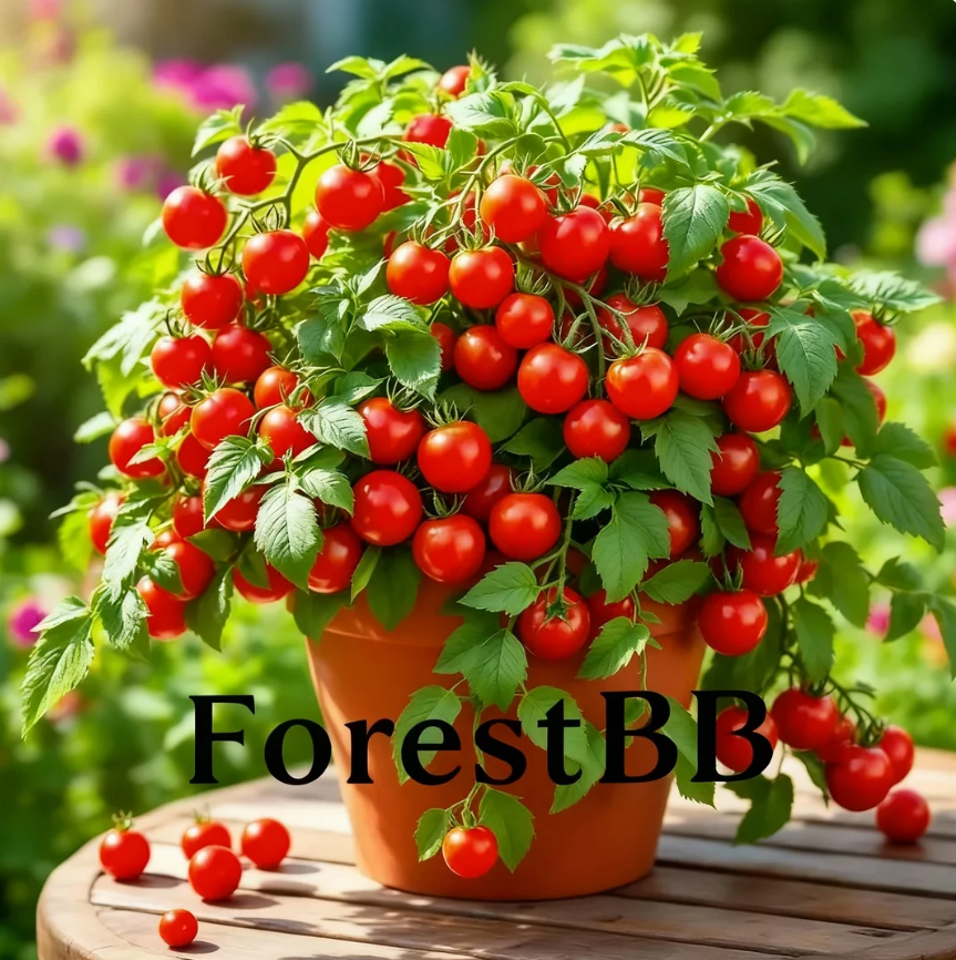 🍅Семена от саксийни домати джудже