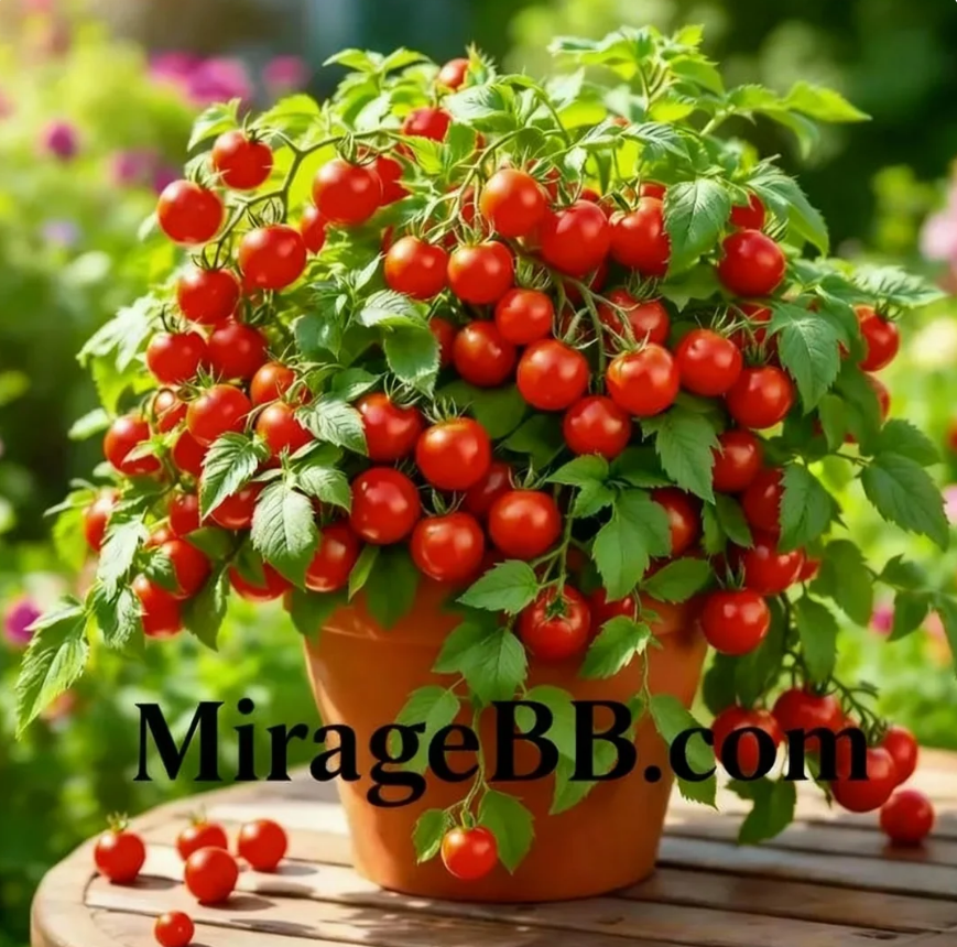 🍅Семена от саксийни домати джудже