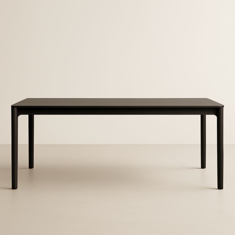 Table rectangulaire en métal noir 200x100x75 cm