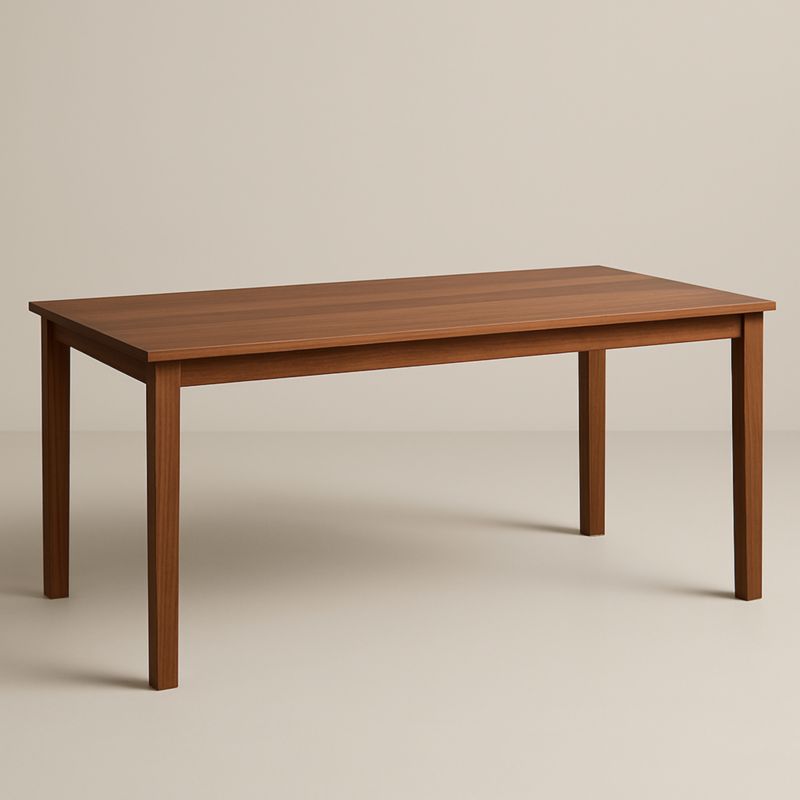 Table rectangulaire en bois massif 180x90x75 cm