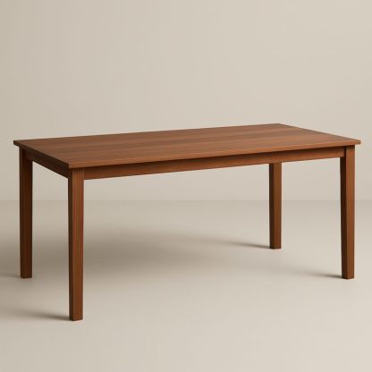Table rectangulaire en bois massif 180x90x75 cm