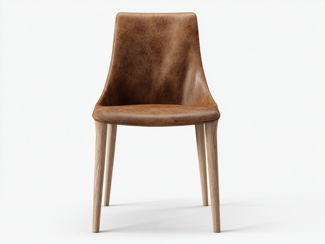 Dining Chairs Upholstered Dining Chair 55x45x85 cm - Brown - Modern Design-Sofamyio