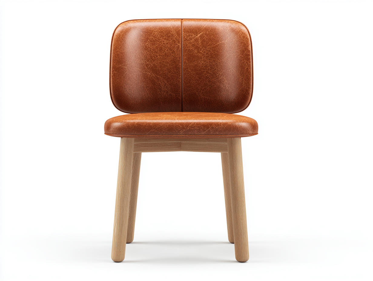 Dining Chairs Upholstered Dining Chair 50x45x82 cm - Brown - Modern Design-Sofamyio