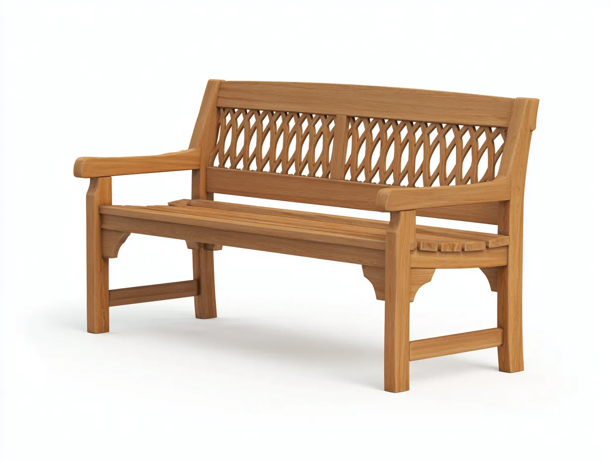 Banc de jardin - bois massif - 160x58x91 cm - brun miel - style décoratif-Nestmyyard