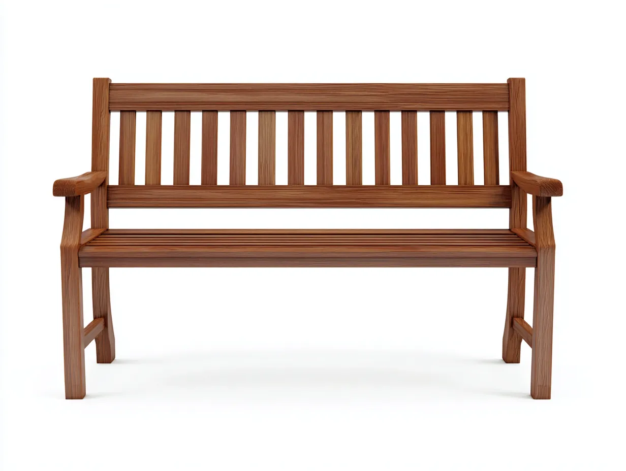 Banc de jardin - bois massif - 152x56x88 cm - brun - style classique-Nestmyyard