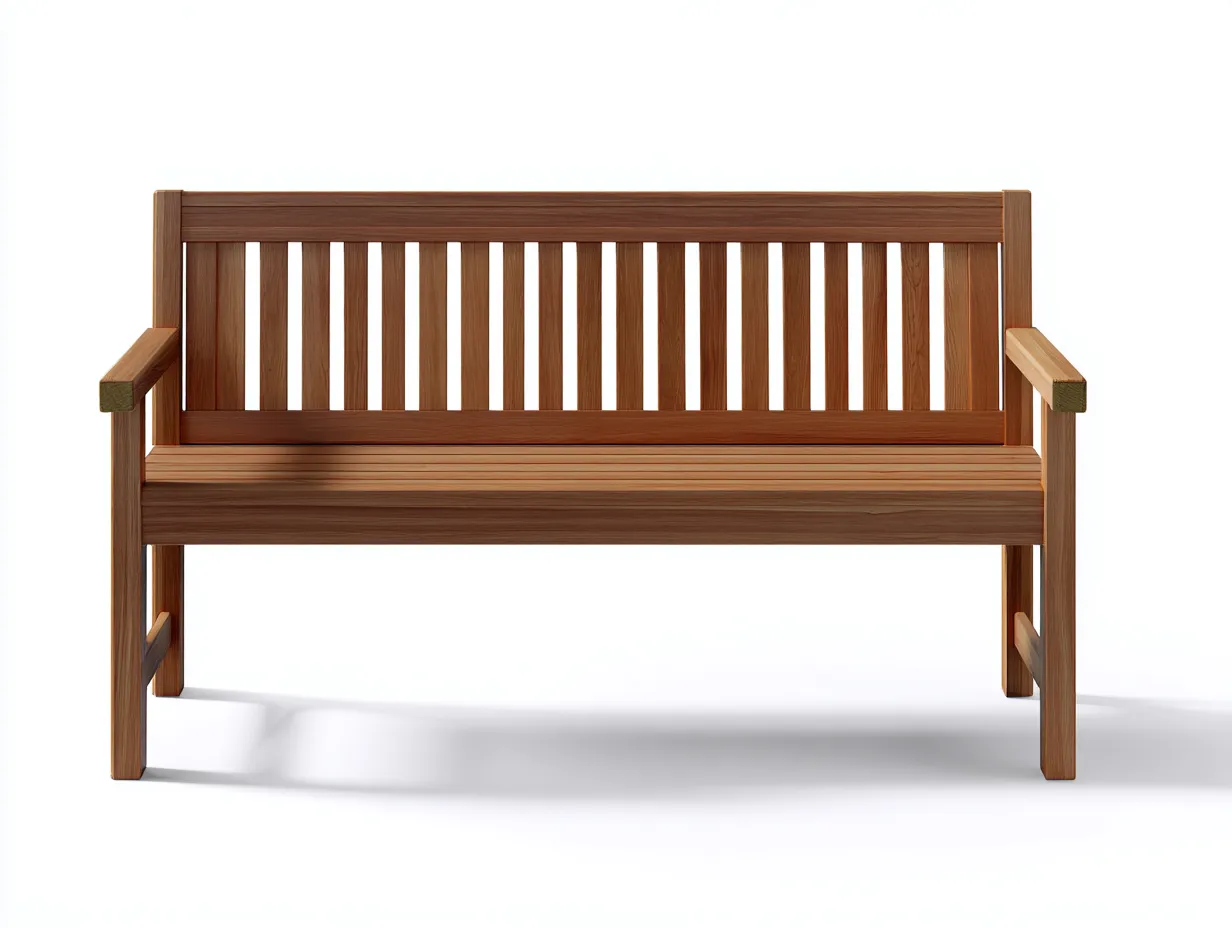 Banc de jardin - bois massif - 155x56x90 cm - brun foncé - style classique-Nestmyyard