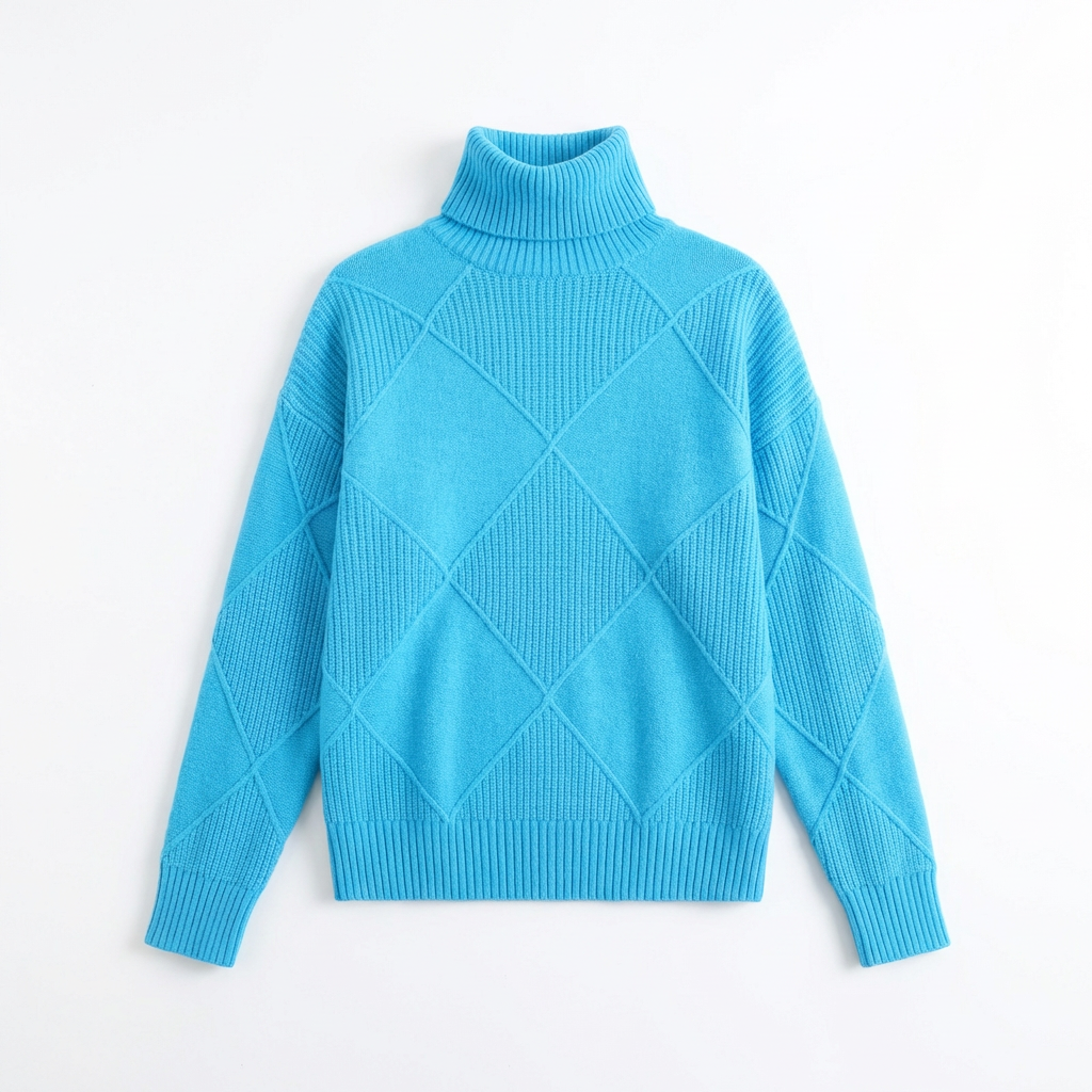 Women’s Cashmere Turtleneck Sweater – Elegance Meets Comfort