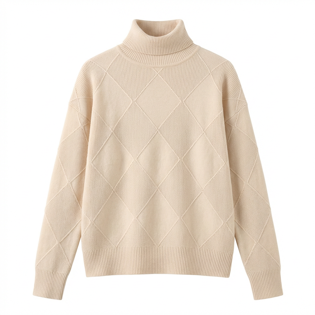 Women’s Cashmere Turtleneck Sweater – Elegance Meets Comfort