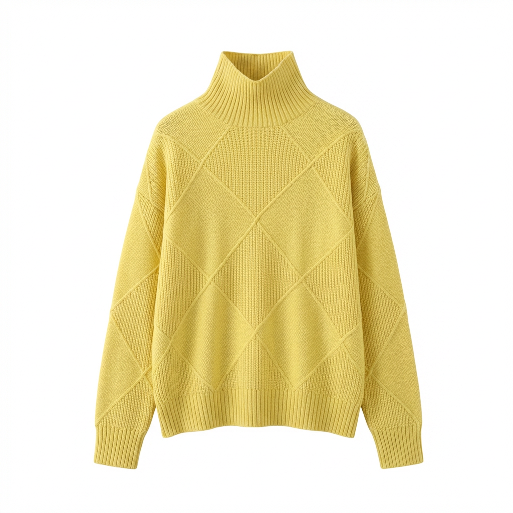 Women’s Cashmere Turtleneck Sweater – Elegance Meets Comfort