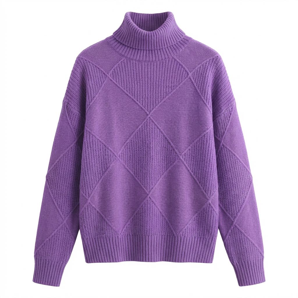 Women’s Cashmere Turtleneck Sweater – Elegance Meets Comfort