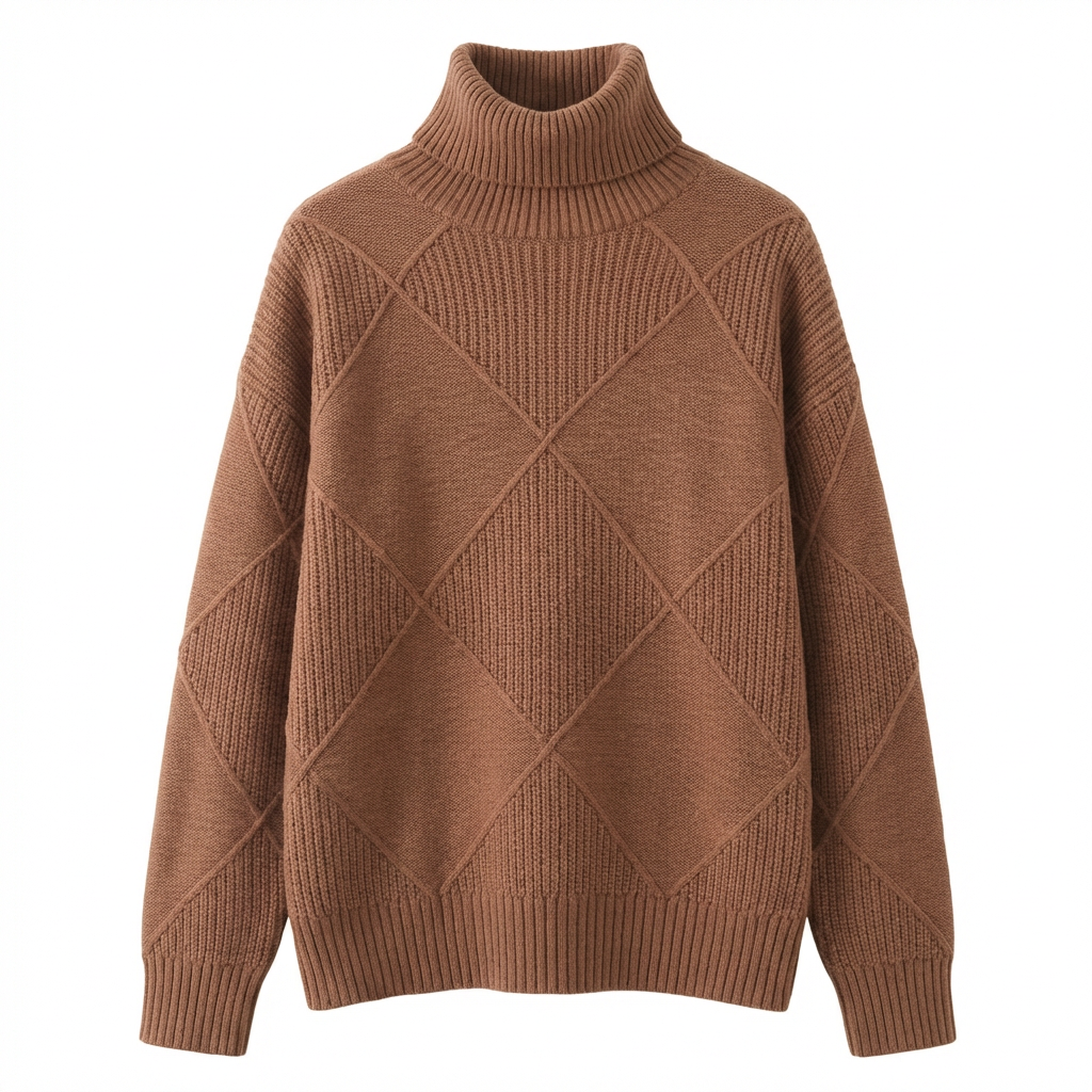 Women’s Cashmere Turtleneck Sweater – Elegance Meets Comfort