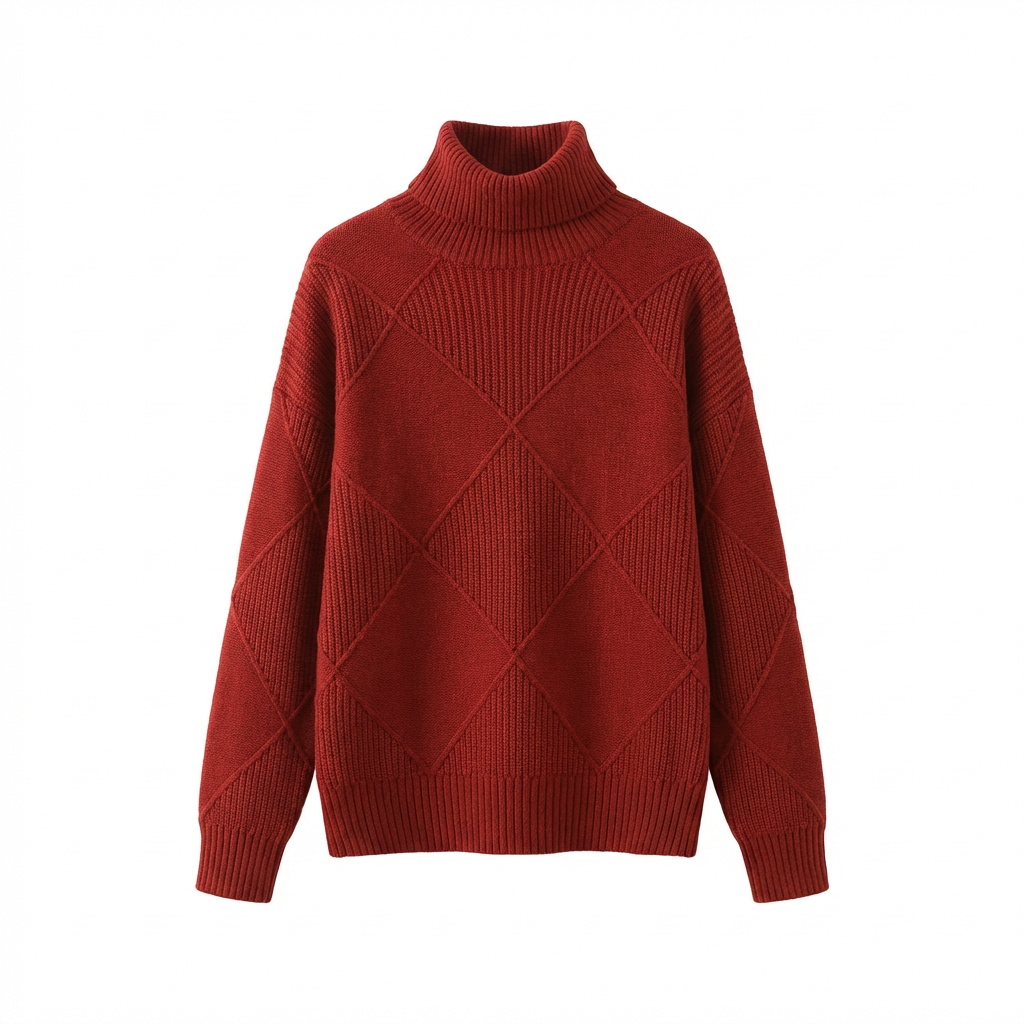 Women’s Cashmere Turtleneck Sweater – Elegance Meets Comfort