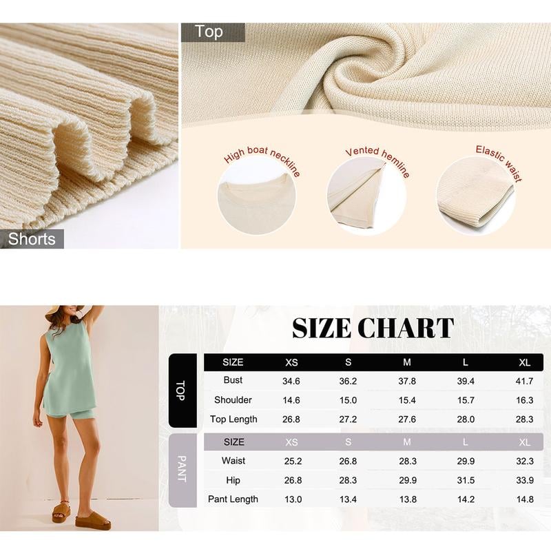 Women's Two-Piece Sleeveless Summer Dresses