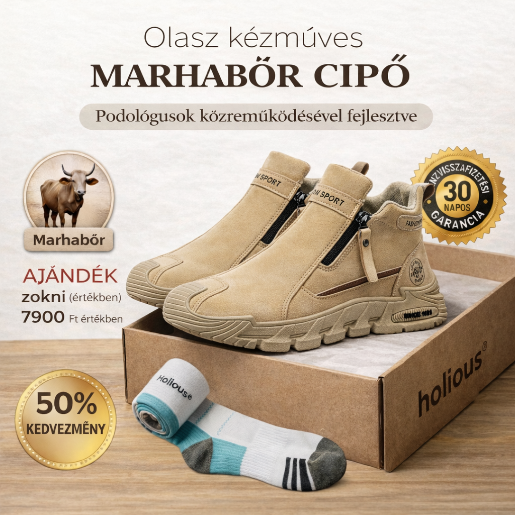 🔥 Ma 50% kedvezmény – ne maradj le! Holious®🐂Olasz kézműves ortopéd cipő ✅a lábfájdalom enyhítésér