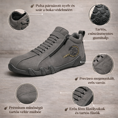 holious®👞 kényelmes és stabil bőrcipő | 🧲 csúszásmentes, meleg | 👣 kényelmes járás egész nap | kézzel készített