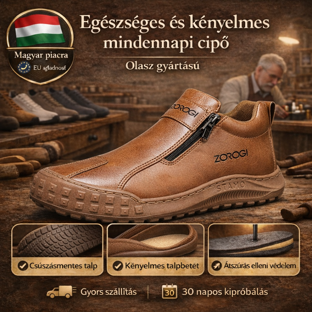 holious®👞 kényelmes és stabil bőrcipő | 🧲 csúszásmentes, meleg | 👣 kényelmes járás egész nap | kézzel készített