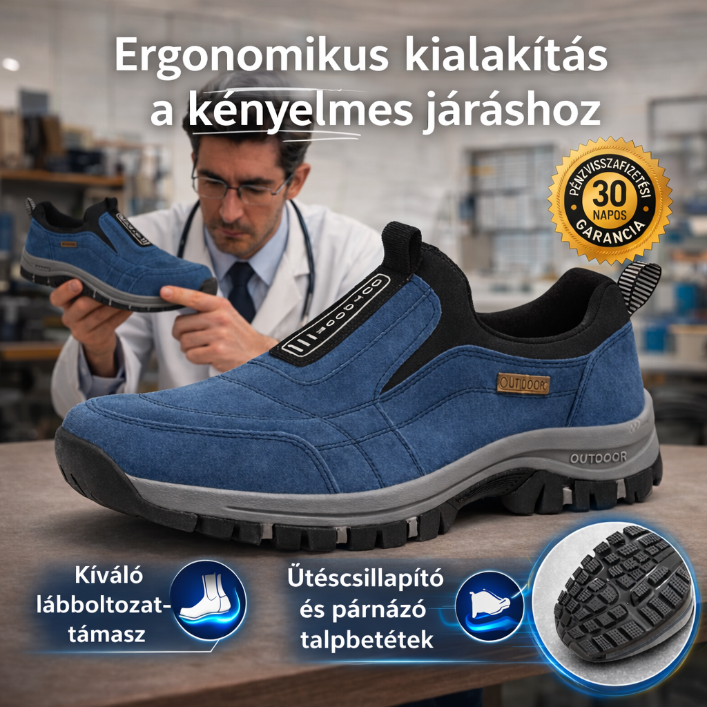 🔷50% kedvezmény ma - Ne maradj le!⏰ Ortopédiai velúr cipők egy luxus ausztrál márkától, puhák, kényelmesek és kiváló tartást biztosítanak 🦶 Csillapítsd a lábfájdalmat.