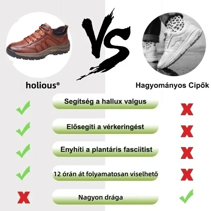 🎁 50% kedvezmény | Kézzel varrott valódi bőr férfi ortopéd cipő 🐂 Lábboltozat-támasz a lábfájdalom enyhítésére ✅ Vízálló és csúszásmentes az egész napos kényelemért