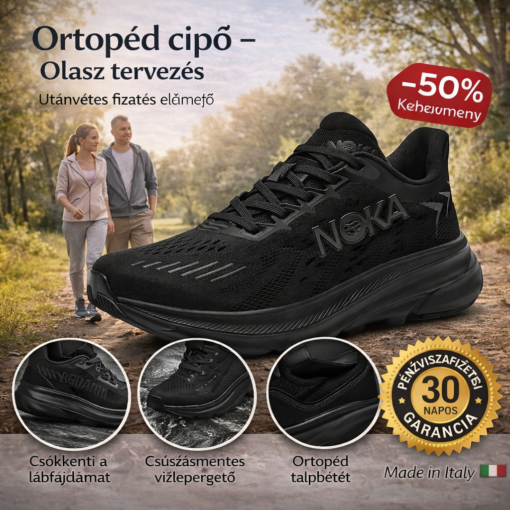 ⭕️50% kedvezmény | Kényelmes ortopéd sportcipő boltozattámasszal ✅ stabil, csúszásmentes és melegen tartó kialakítással