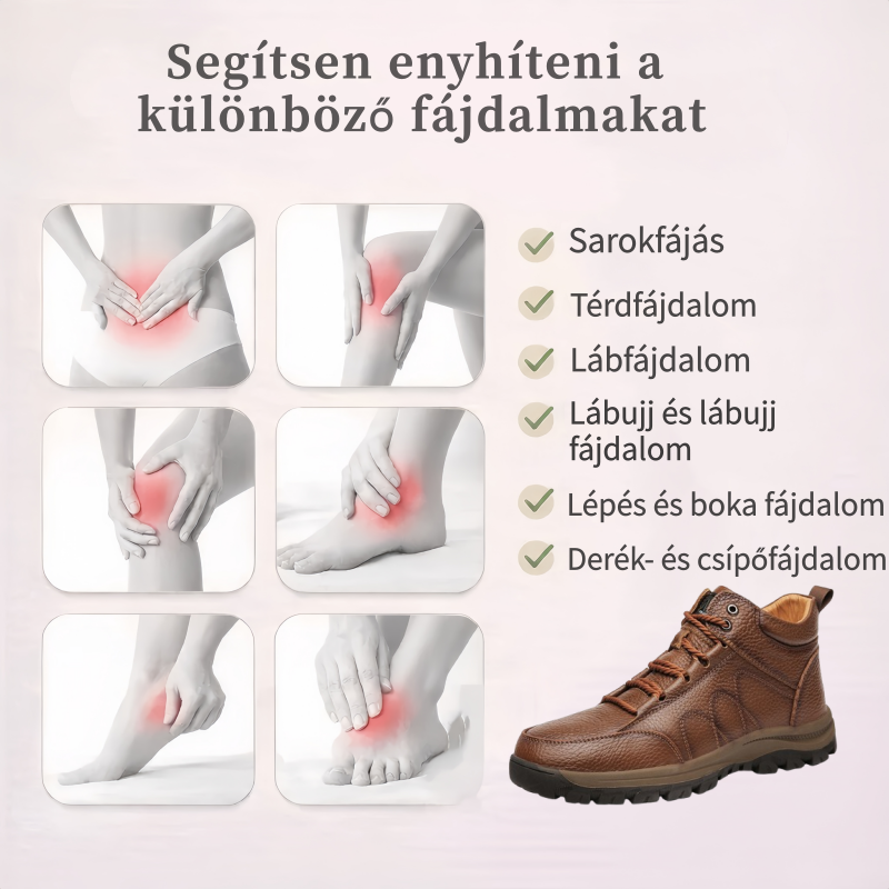 🎁50% kedvezmény!🐂 Ortopédiai kényelmes cipő olasz borjúbőrből 🦶 Lábboltozat-támasz a lábnyomás csökkentése érdekében ✅ Csúszásmentes talp a stabil és kényelmes járáshoz