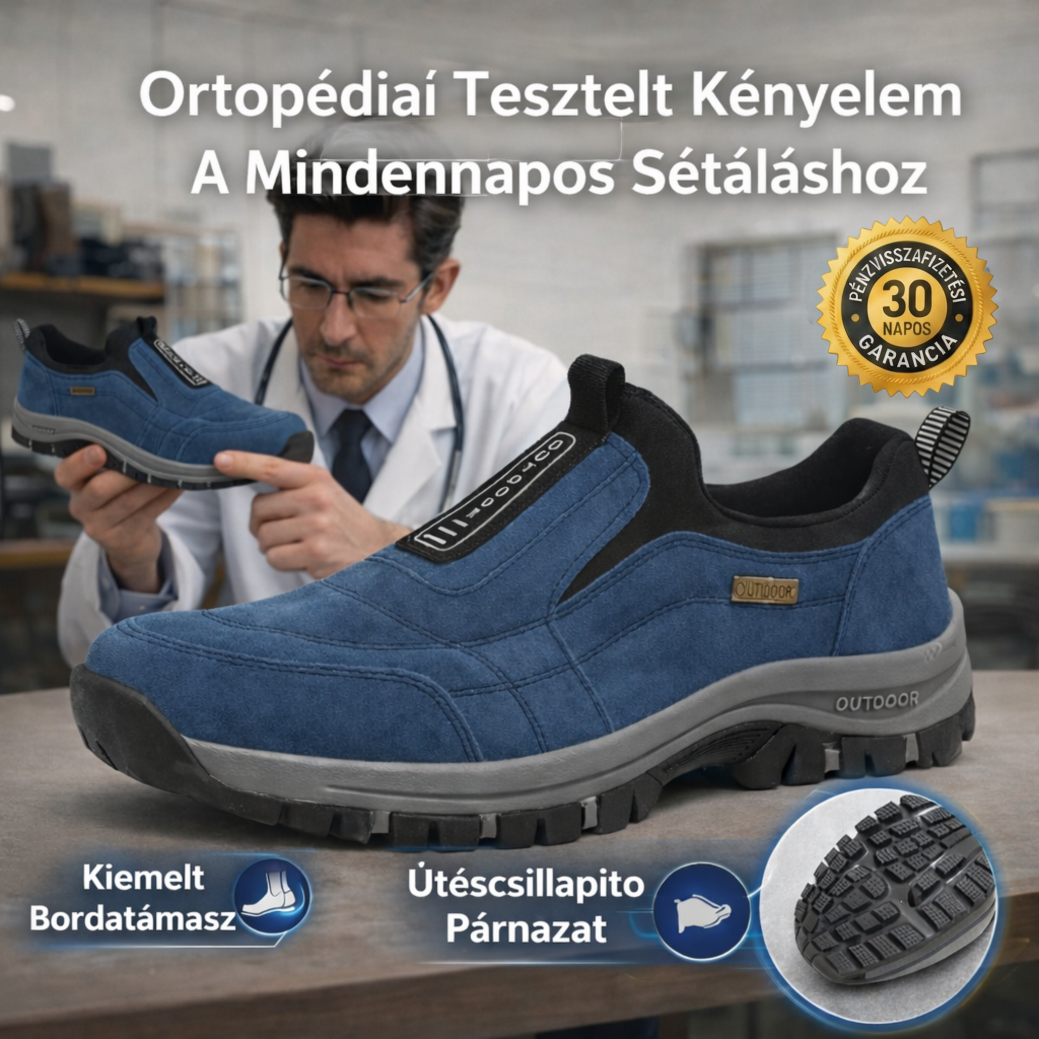 🔷50% kedvezmény ma - Ne maradj le!⏰ Ortopédiai velúr cipők egy luxus ausztrál márkától, puhák, kényelmesek és kiváló tartást biztosítanak 🦶 Csillapítsd a lábfájdalmat.