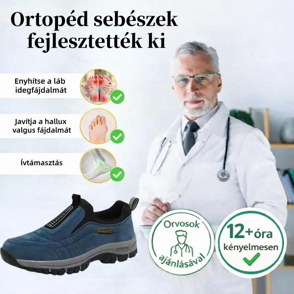 🔷Férfi ortopéd velúr cipő, könnyen fel- és levehető hajlás nélkül🦶Csillapítja a fájdalmat és egész napos kényelmet biztosít