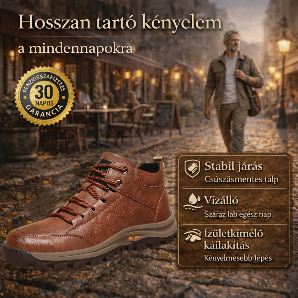 🎁50% kedvezmény az utolsó napon, ne hagyd ki⏰Ausztrál borjúbőrből készült🐂Lábtámasz - enyhíti a lábfájdalmakat✅Vízálló és csúszásmentes, kényelmes járni.