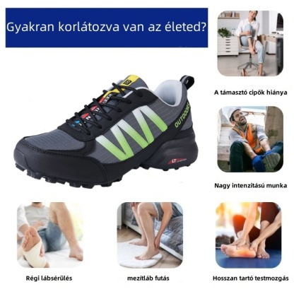 Ergonomikusan tervezett ortopéd cipő hát-, ízületi és lábfájdalmakra - unisex