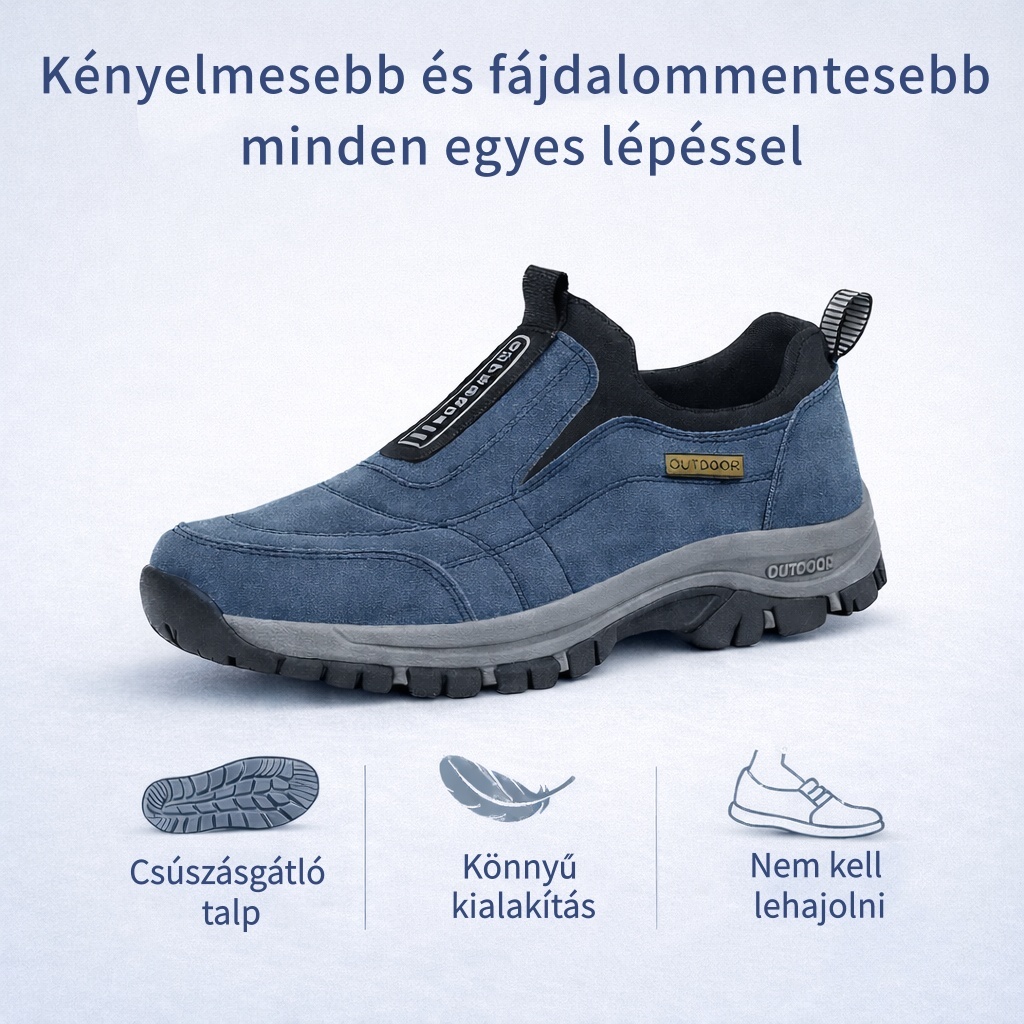 🔷Férfi ortopéd velúr cipő, könnyen fel- és levehető hajlás nélkül🦶Csillapítja a fájdalmat és egész napos kényelmet biztosít