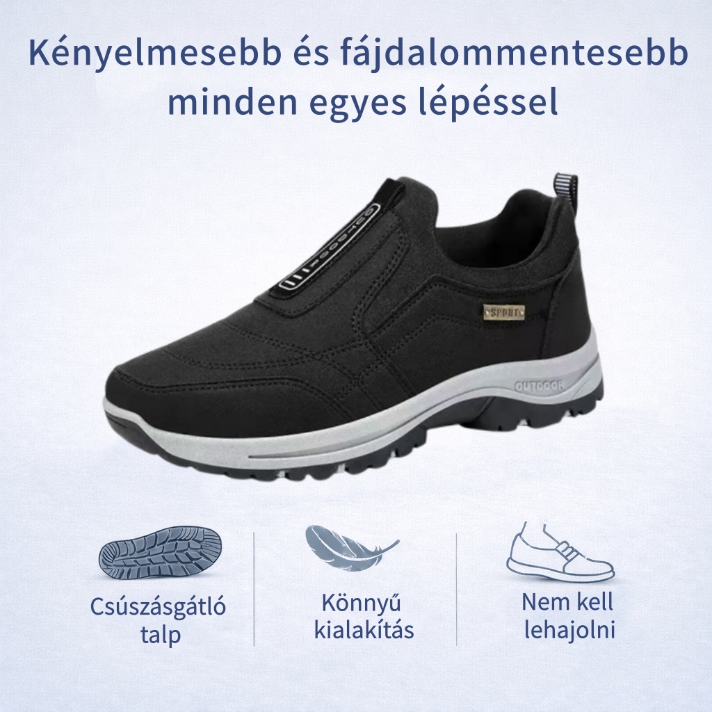 🔷Férfi ortopéd velúr cipő, könnyen fel- és levehető hajlás nélkül🦶Csillapítja a fájdalmat és egész napos kényelmet biztosít