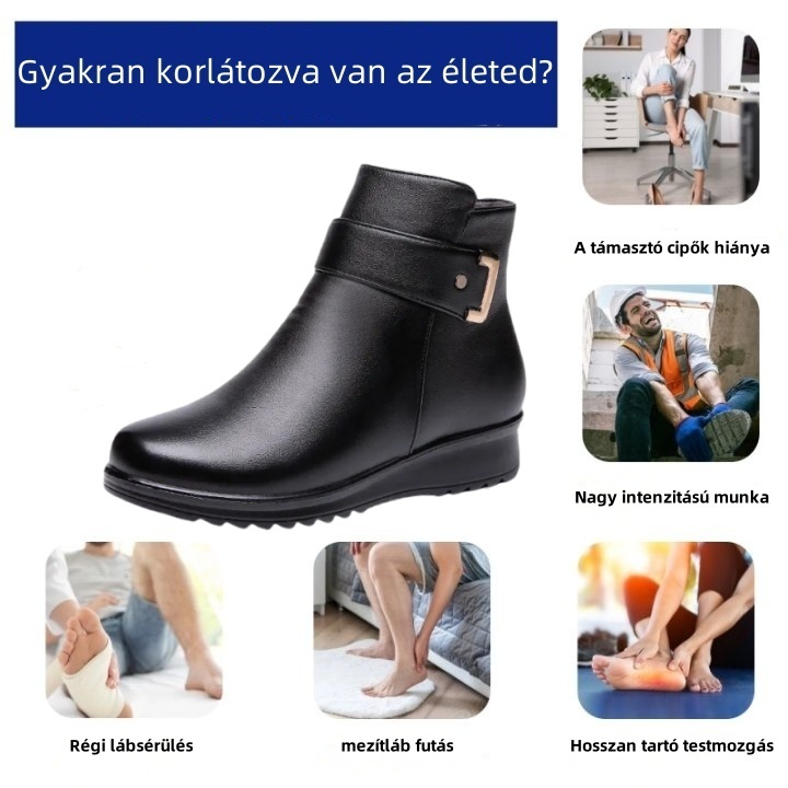 Baralen® - Ergonomikus, vízálló, fájdalomcsillapító bőr ortopéd cipők - Új téli kollekció