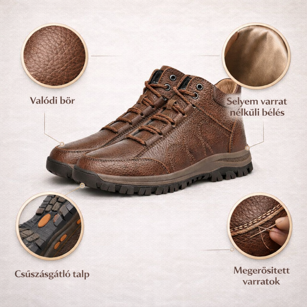 🎁50% kedvezmény!🐂 Ortopédiai kényelmes cipő olasz borjúbőrből 🦶 Lábboltozat-támasz a lábnyomás csökkentése érdekében ✅ Csúszásmentes talp a stabil és kényelmes járáshoz