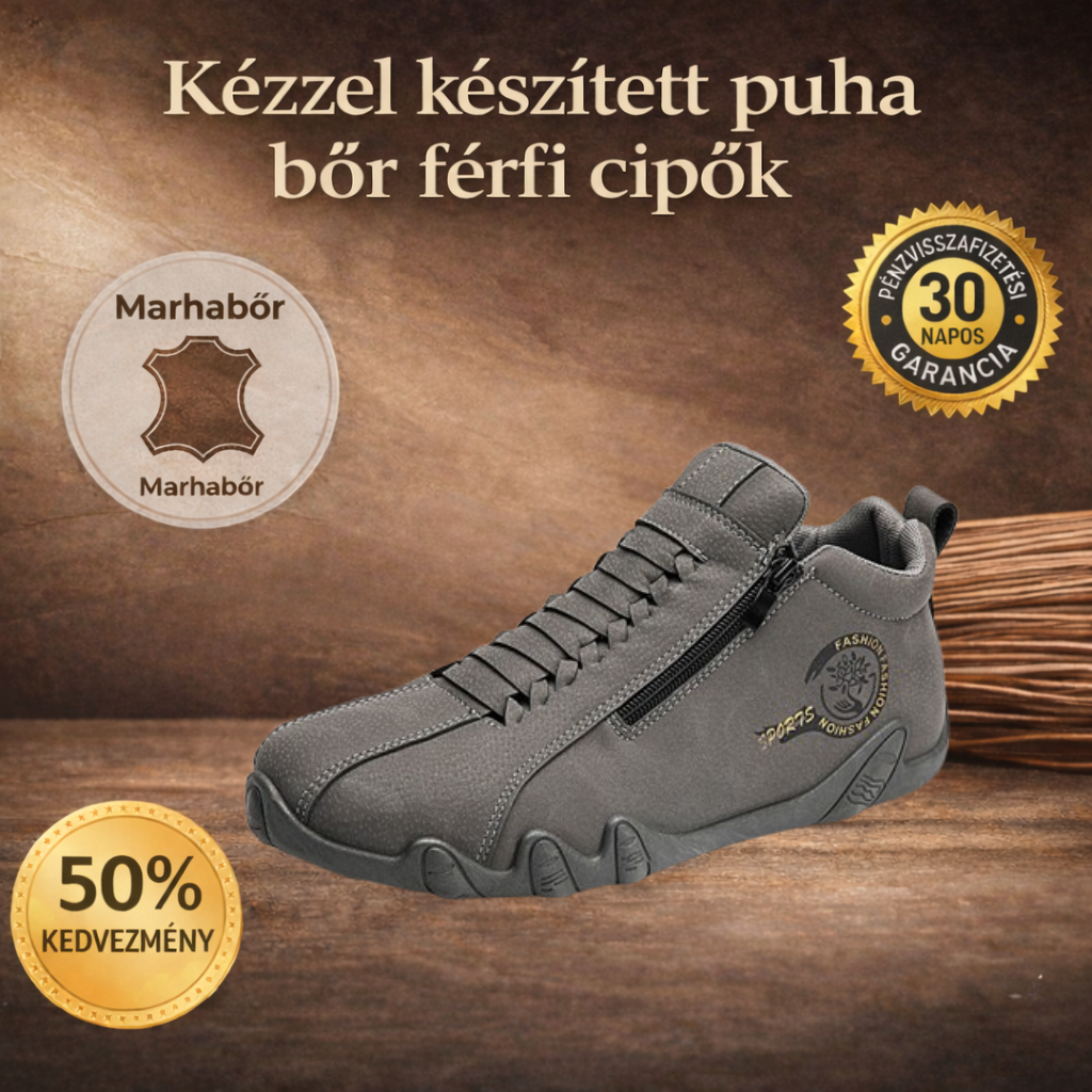 holious® bőr ortopéd cipő ✅ Ergonomikus kialakításának köszönhetően enyhíti a hát-, láb- és lábfej fájdalmát, és kivételes kényelmet biztosít (kézzel készített).