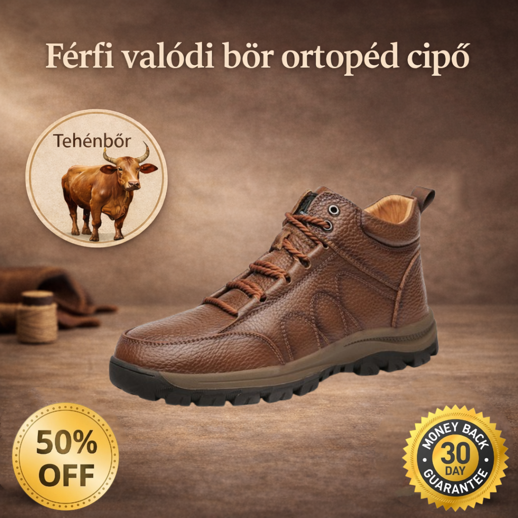 🎁50% kedvezmény!🐂 Ortopédiai kényelmes cipő olasz borjúbőrből 🦶 Lábboltozat-támasz a lábnyomás csökkentése érdekében ✅ Csúszásmentes talp a stabil és kényelmes járáshoz