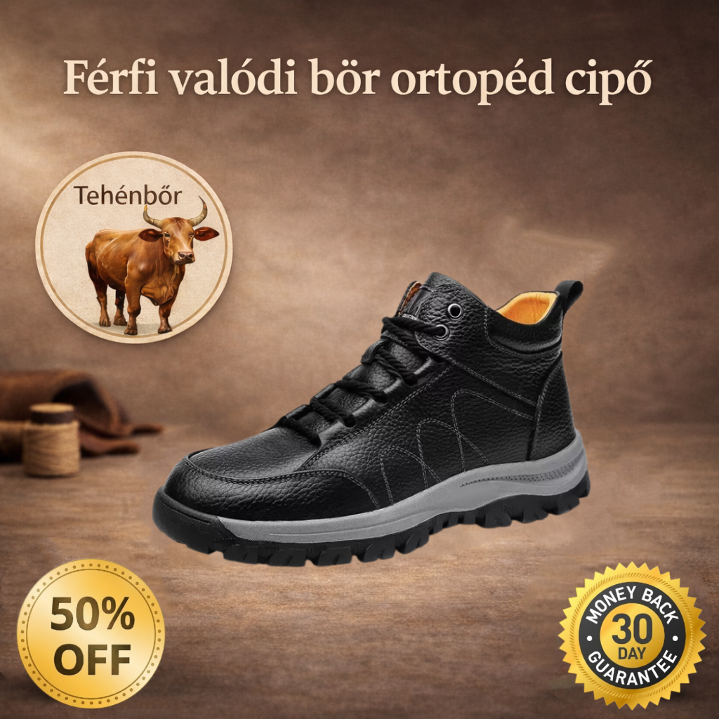 🎁50% kedvezmény!🐂 Ortopédiai kényelmes cipő olasz borjúbőrből 🦶 Lábboltozat-támasz a lábnyomás csökkentése érdekében ✅ Csúszásmentes talp a stabil és kényelmes járáshoz