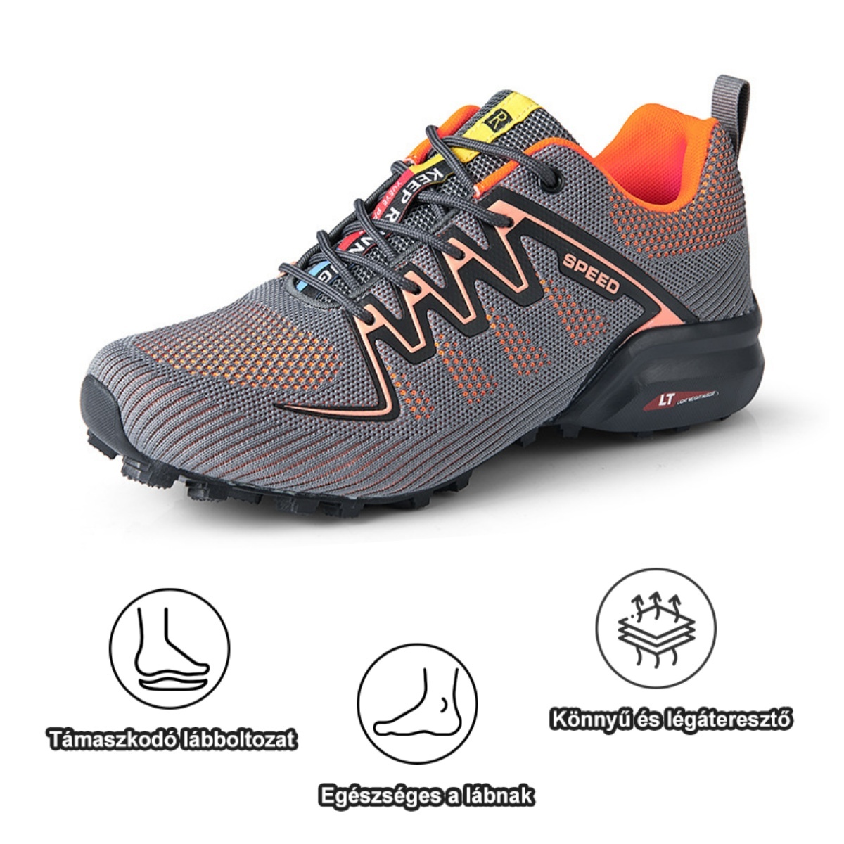 Ergonomikusan tervezett ortopéd cipő hát-, ízületi és lábfájdalmakra - minden férfi számára alkalmas