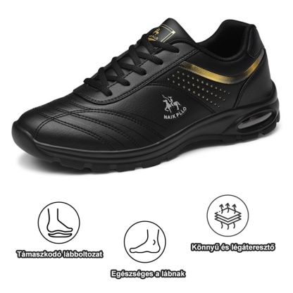 Ergonomikusan tervezett ortopéd cipő hát-, ízületi és lábfájdalmakra - unisex