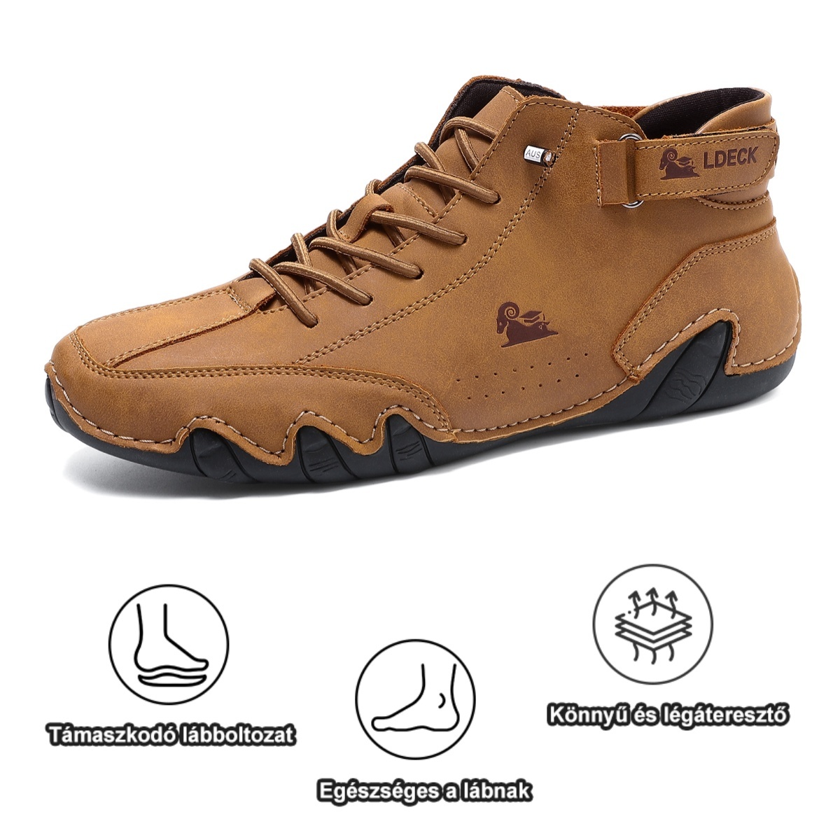 Baralen® - Ergonomikus, vízálló, fájdalomcsillapító bőr ortopéd cipő -